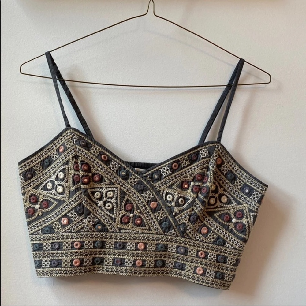 Boho crop top